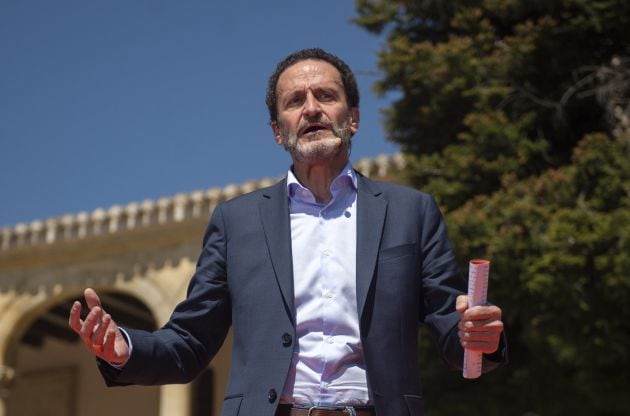 El candidato de Ciudadanos (Cs), a la Presidencia de la Comunidad de Madird, Edmundo Bal, interviene durante un encuentro con alcaldes, vicealcaldes y concejales del partido en los gobiernos de la Comunidad de Madrid.