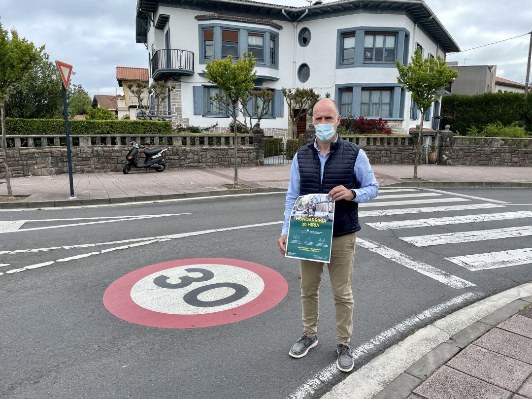 El Concejal de Movilidad Juan Luis Silanes 