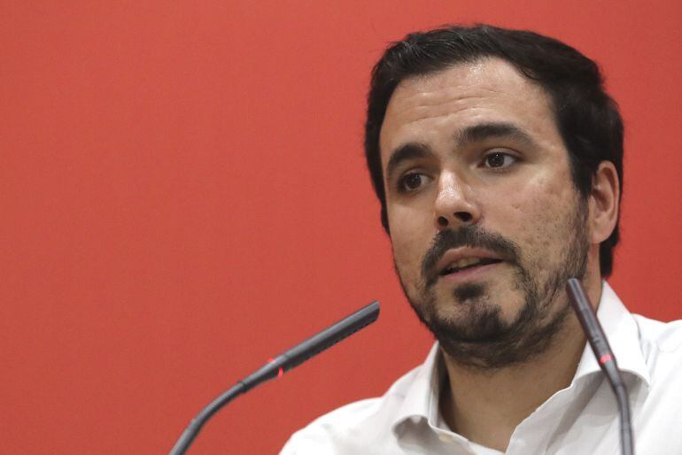 El coordinador federal de Izquierda Unida, Alberto Garzón