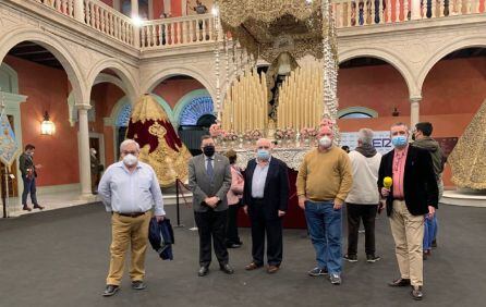 Desde la izquierda, José Manuel García, José Roda Peña, Antonio Garduño, Javier Márquez y Paco García