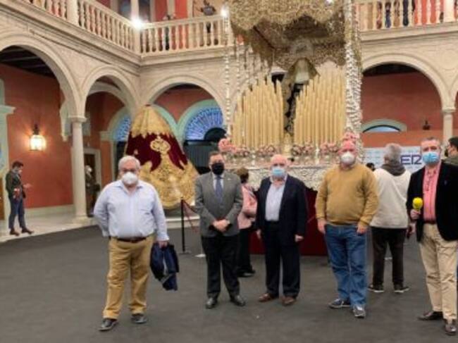 Desde la izquierda, José Manuel García, José Roda Peña, Antonio Garduño, Javier Márquez y Paco García