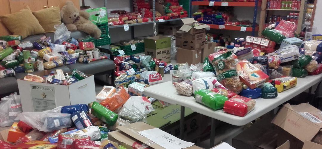 Algunos de los alimentos recogidos en la campaña