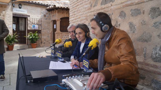 Milagros Tolón, alcaldesa de Toledo, durante el programa especial Hoy Por Hoy Toledo desde la ermita del Valle