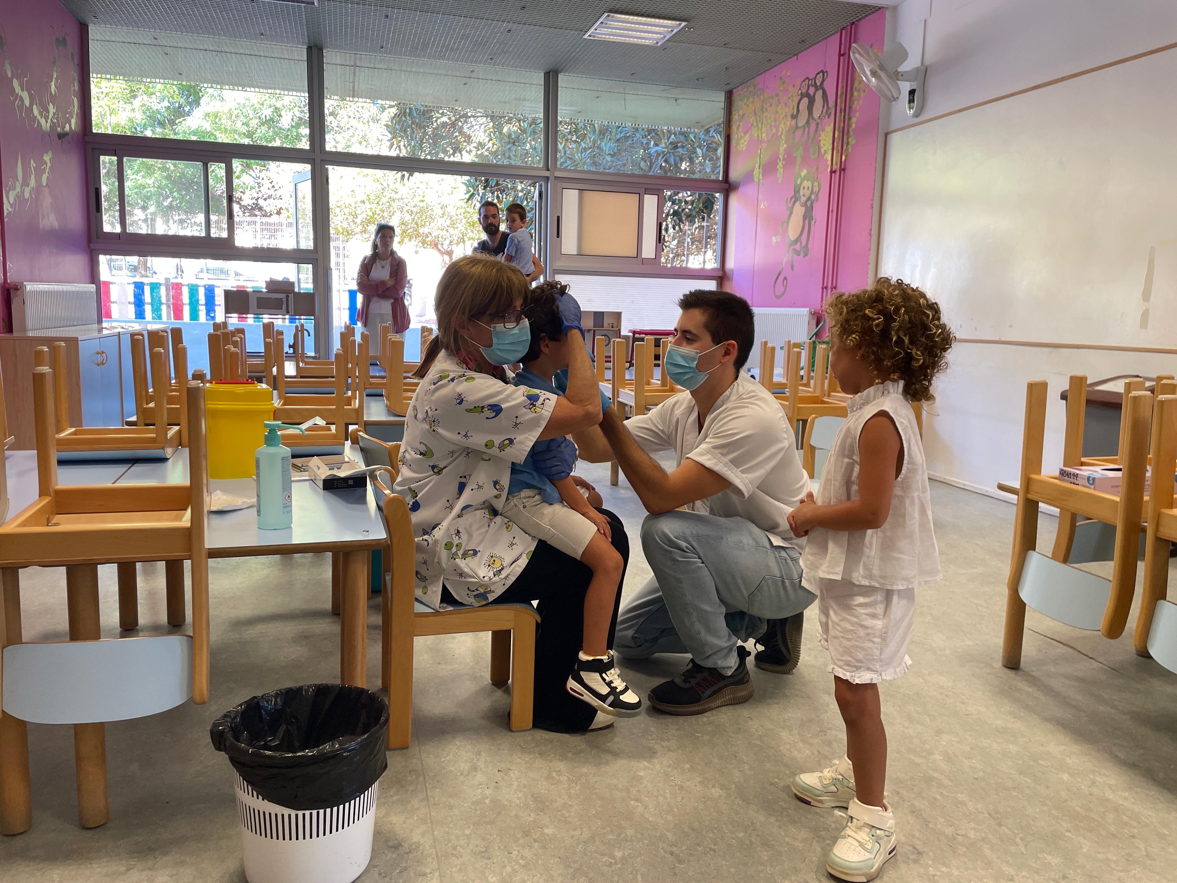 Vacunación contra la gripe en los colegios valencianos