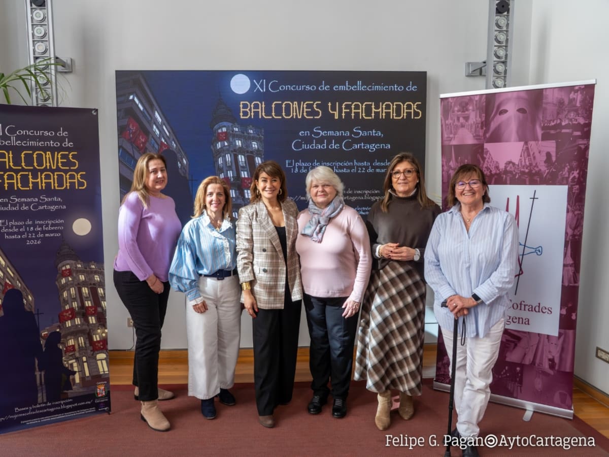 El XI Concurso de Embellecimiento de Balcones y Fachadas Semana Santa de Cartagena 2026 abre sus inscripciones