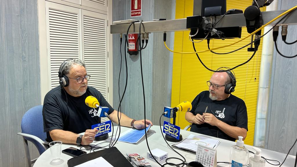 Pepe Nieto y Jesús Barroso durante el programa de este viernes