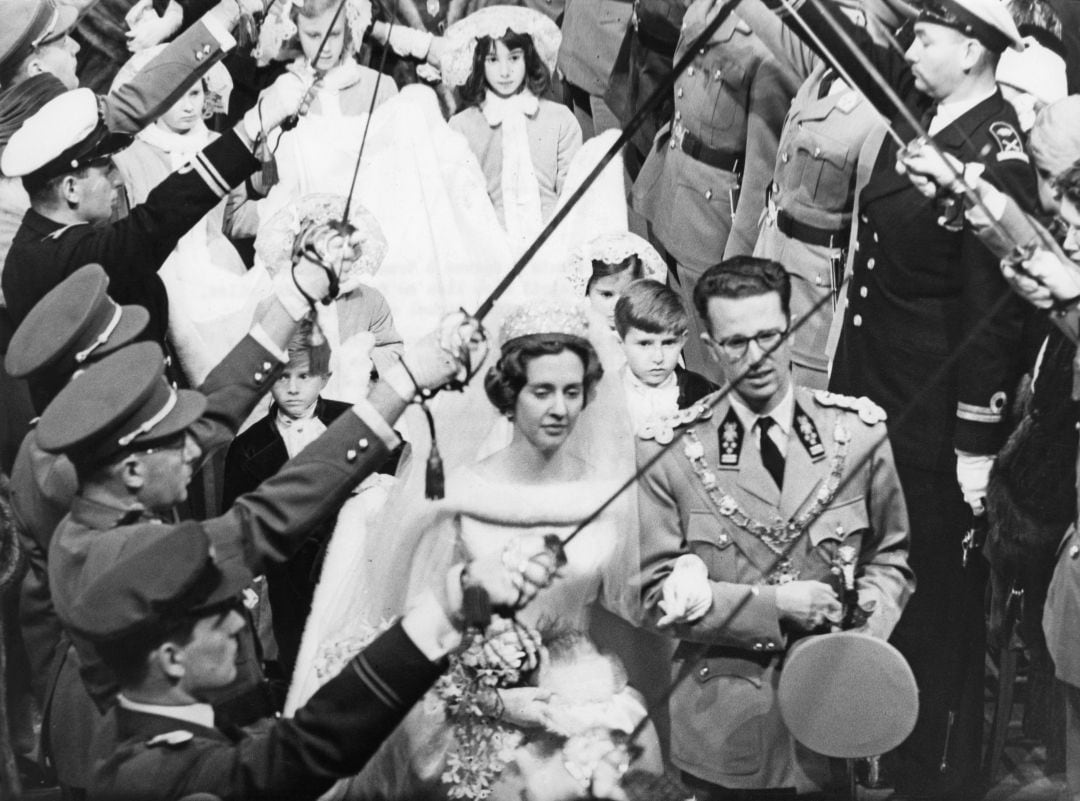 Boda de Balduino y Fabiola de Belgica el 15 de diciembre de 1960