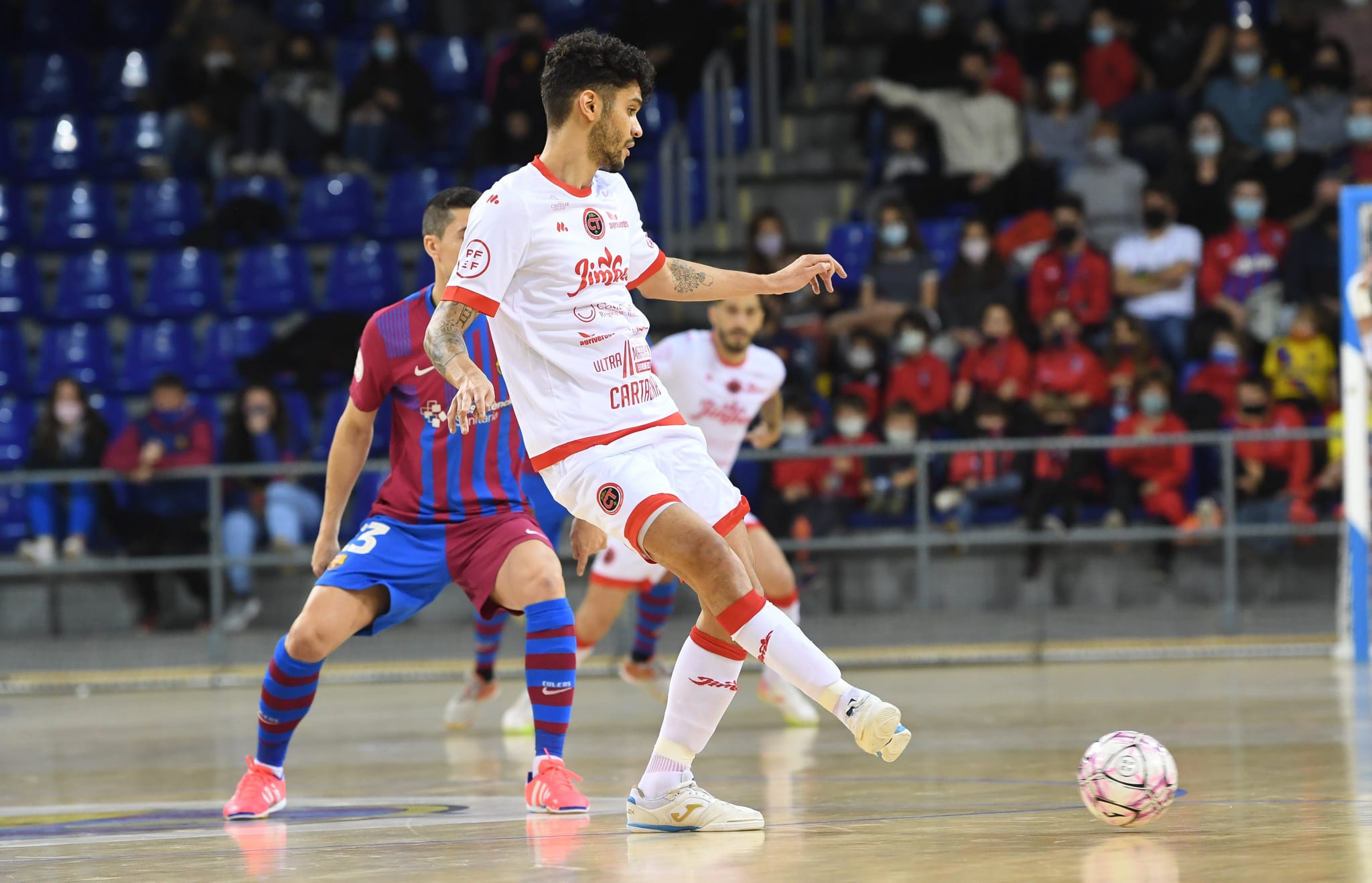 Instantánea del partido de hace mes y medio en el Palau Blaugrana