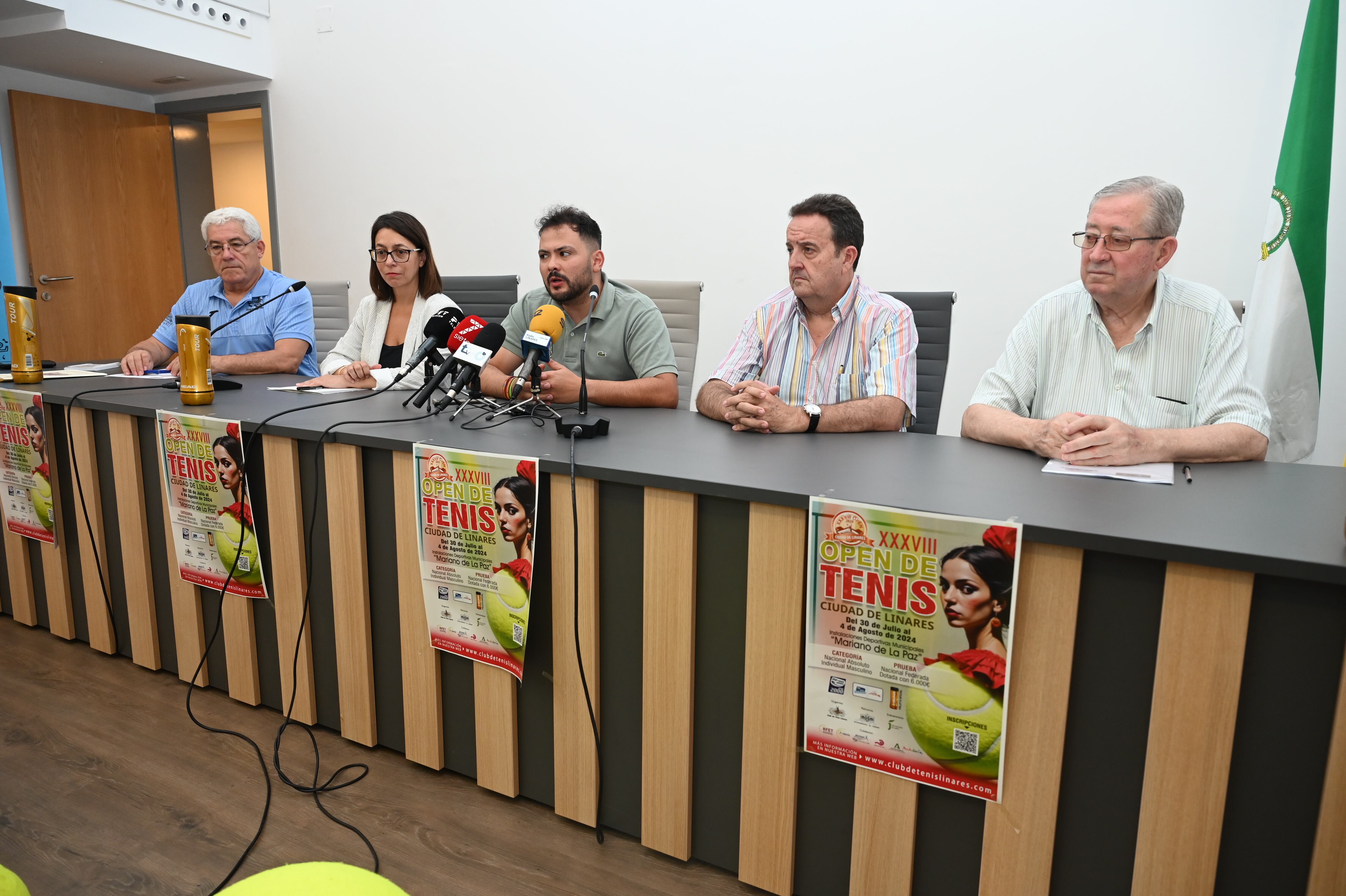 Presentación del Open de Tenis Ciudad de Linares 2024