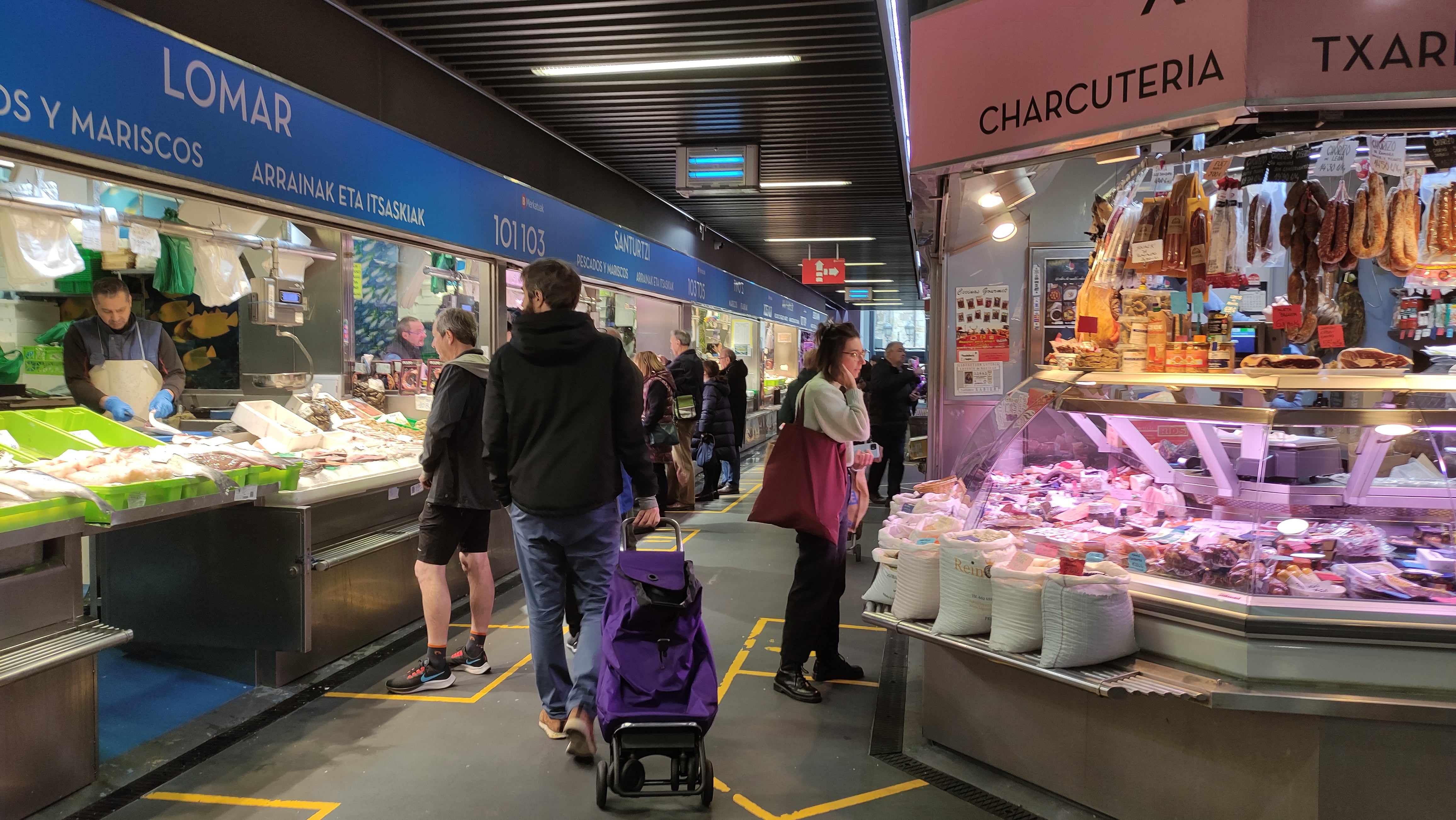 Mercado de la Ribera en Bilbao.