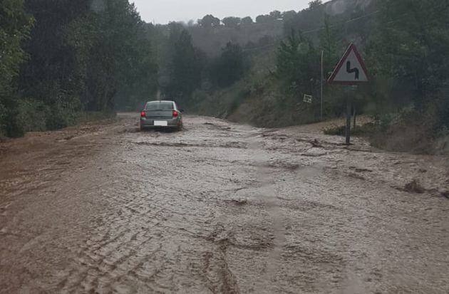 Corte en algunas carreteras de la provincia