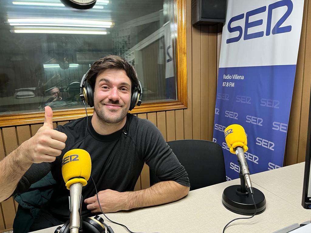 Alvaro Medrano, en Radio Villena SER