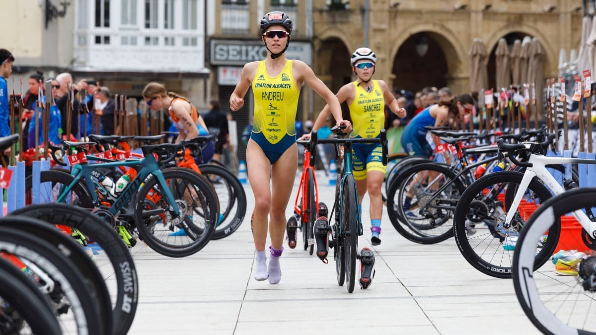 La duatleta Miriam Andreu Pérez