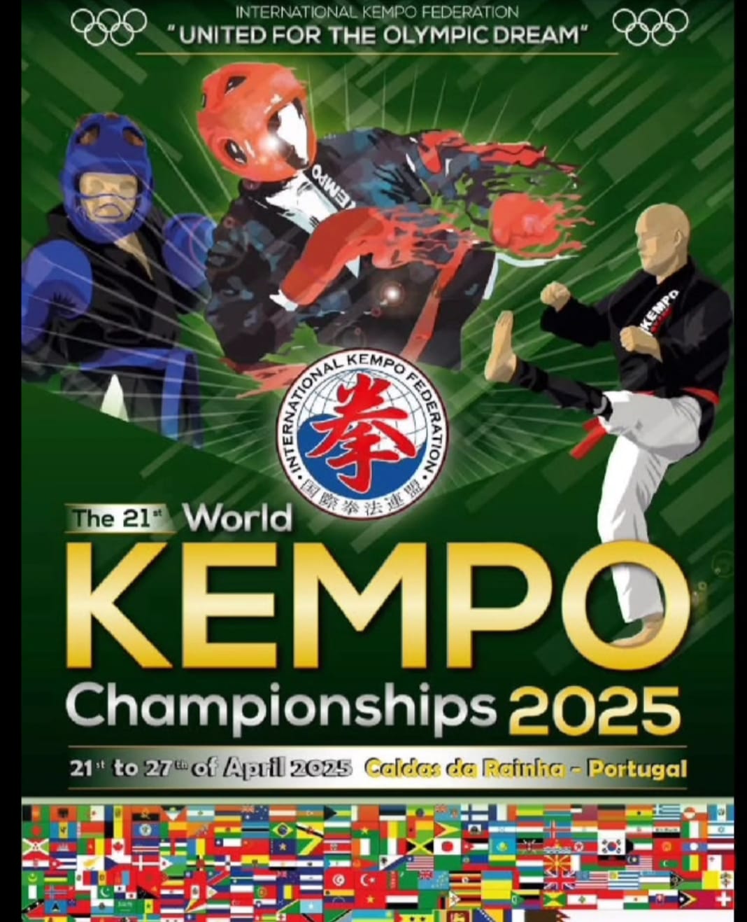 Próximo mundial de Kenpo que se celebrará en Portugal.