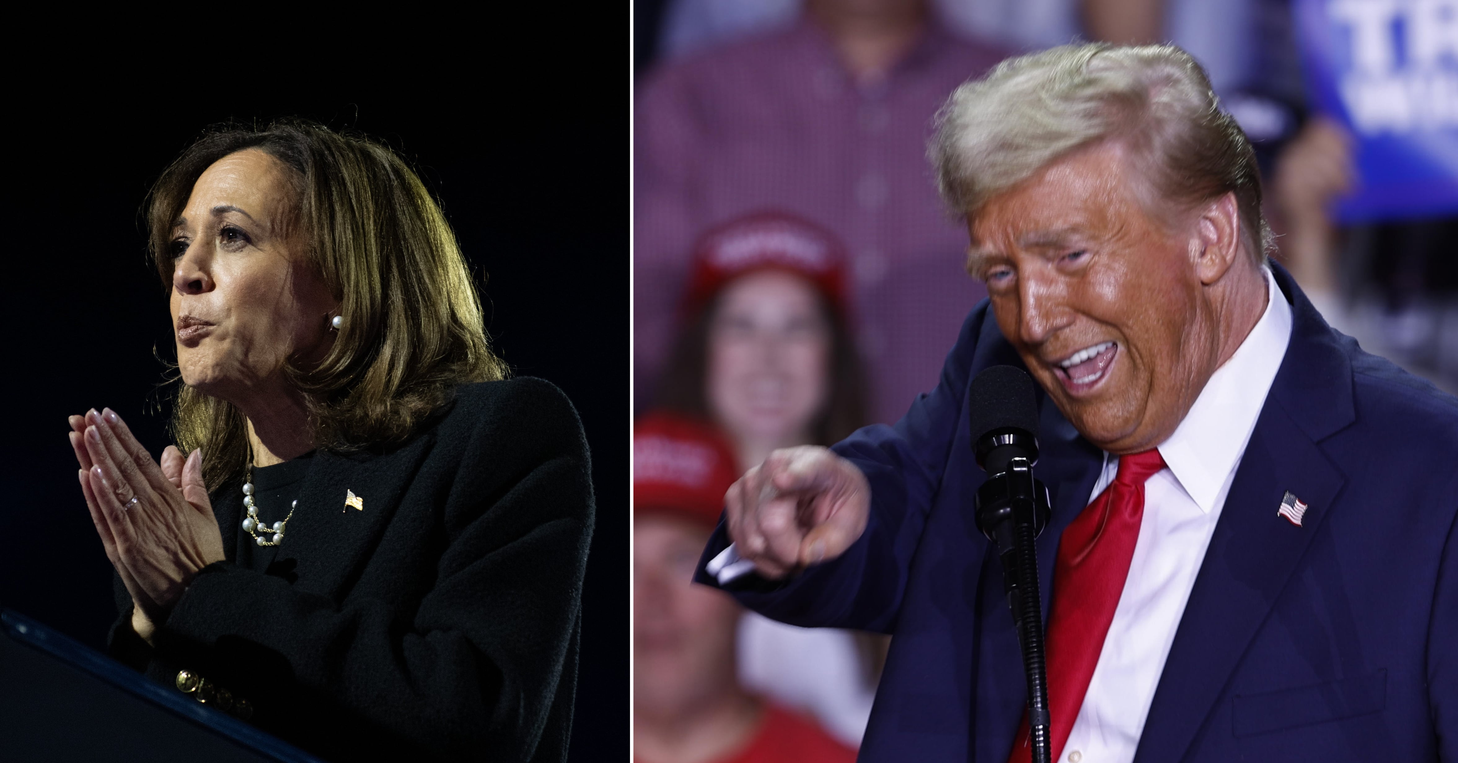 Los caminos más fáciles de Kamala Harris y Donald Trump para llegar a la Casa Blanca