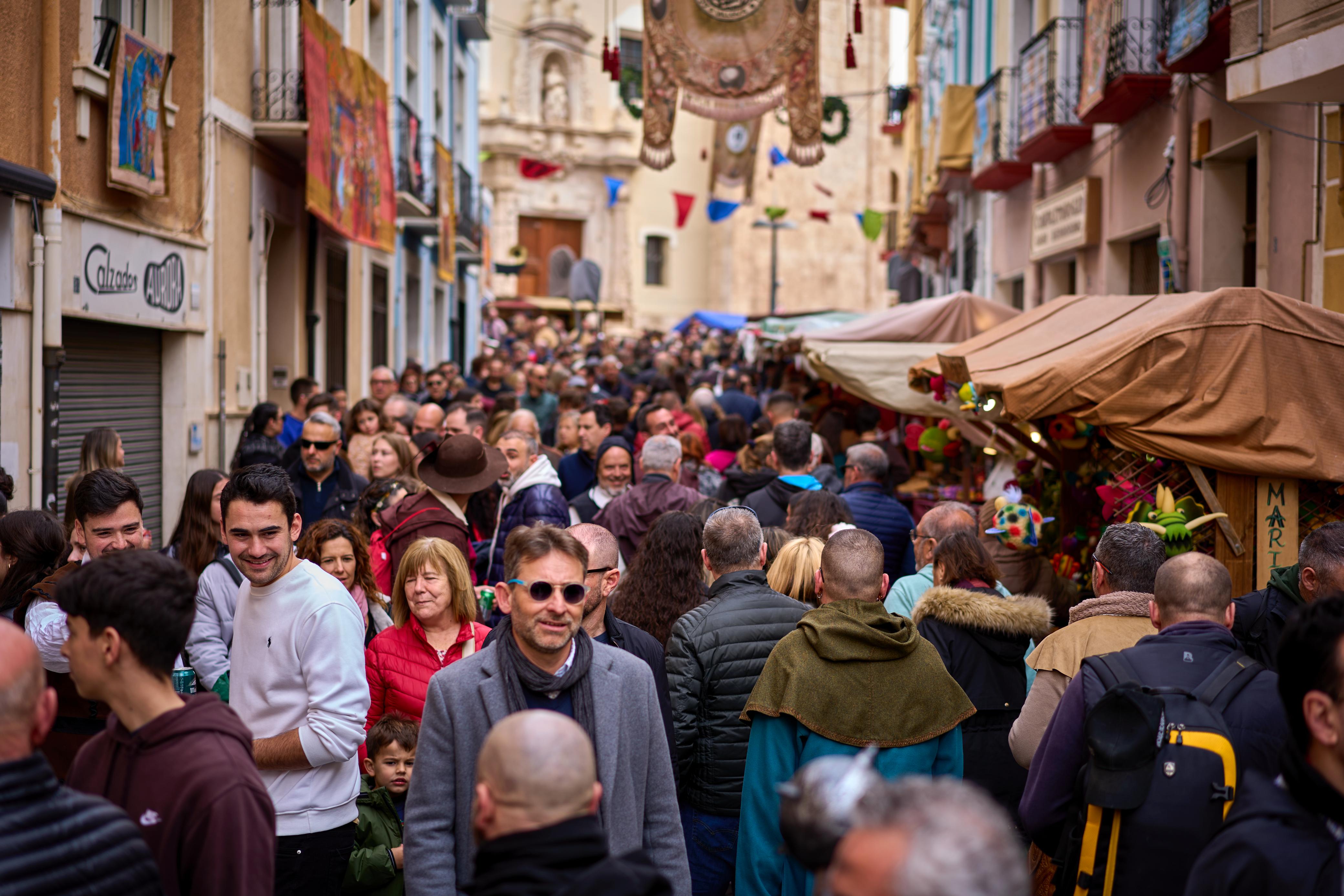 Asistentes a las fiestas del Medievo