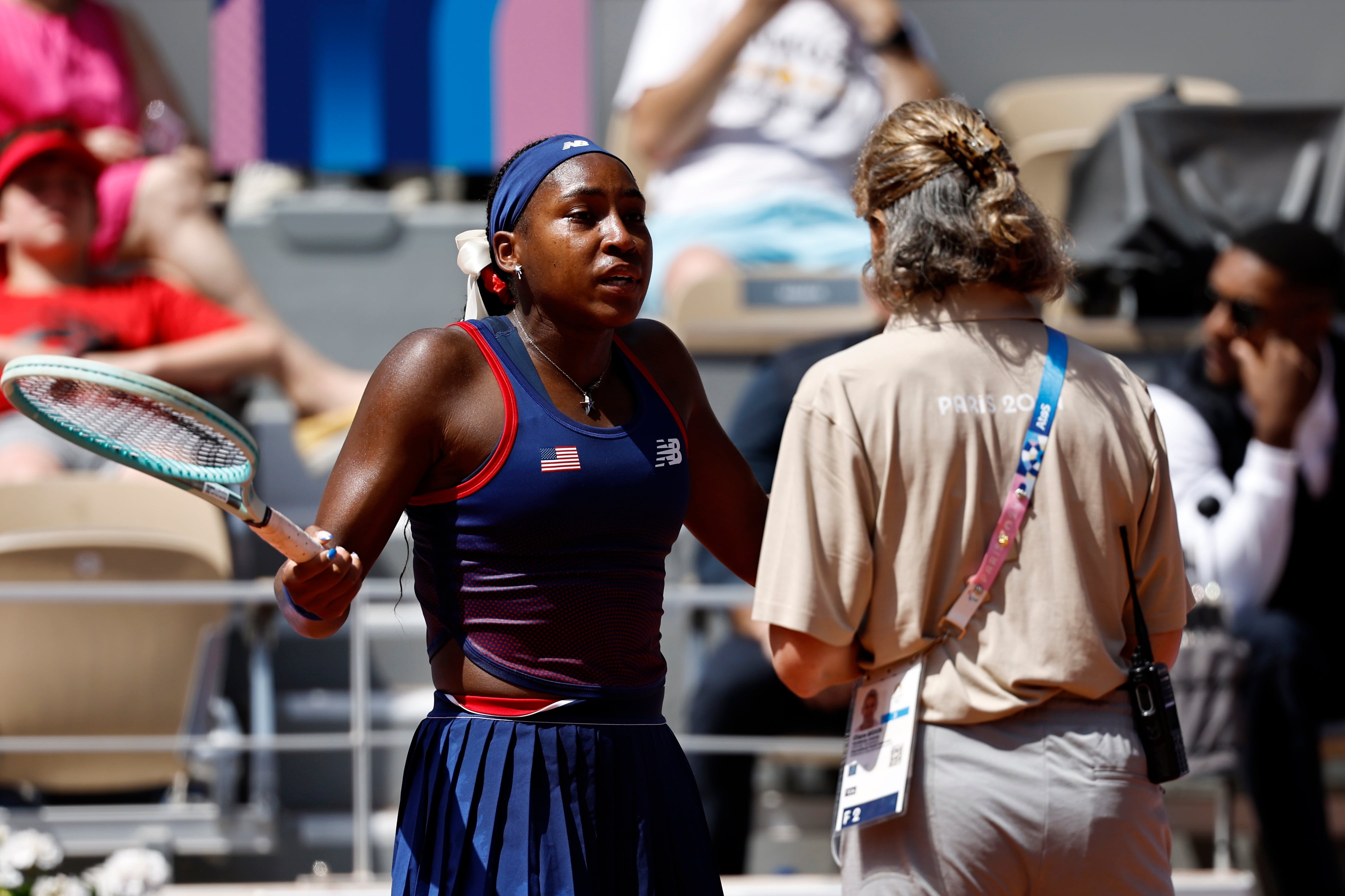 Coco Gauff tras caer derrotada en los Juegos Olímpicos de París 2024