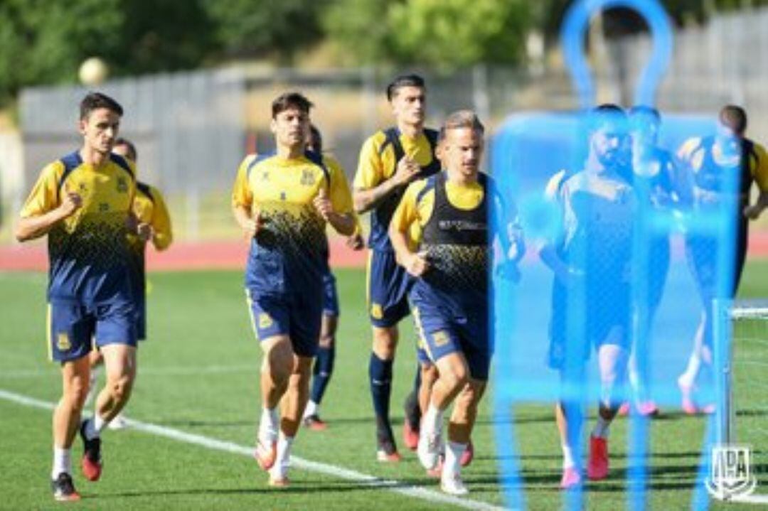 Entrenamiento de la AD Alcorcón