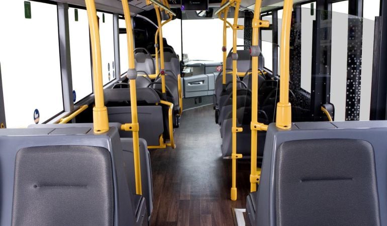 Imatge de l&#039;interior d&#039;un dels nous autobuosos de Reus Transport, que arribaran a la ciutat el febrer de 2019. 