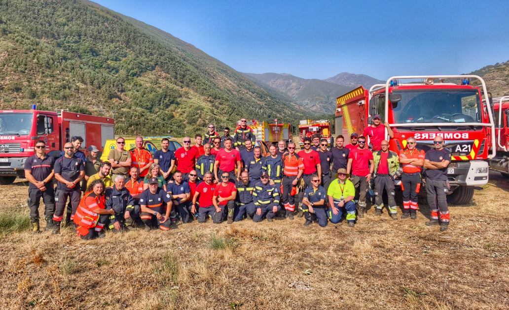 Bombers desplaçats a Castella i Lleó