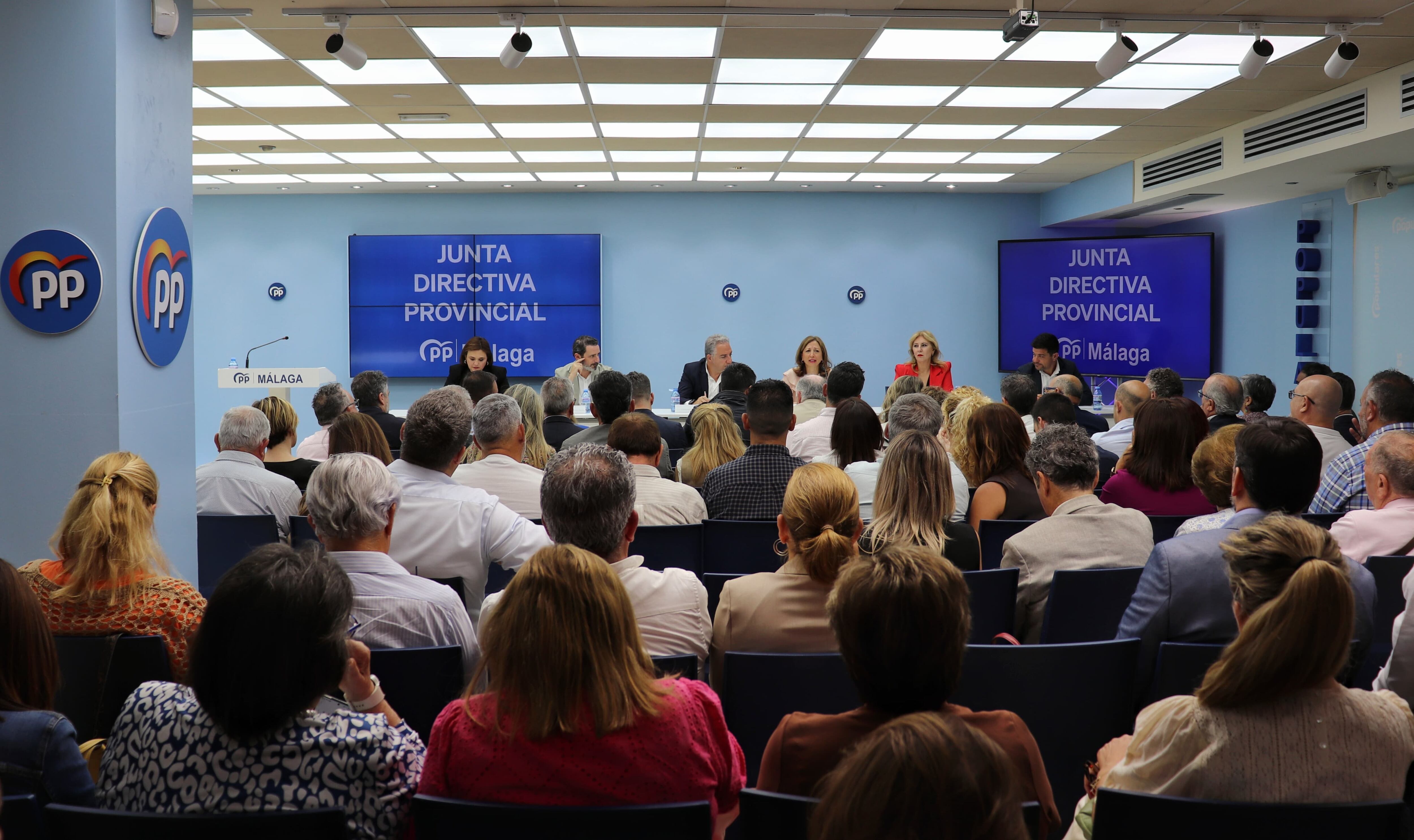 Ejecutiva del PP de Málaga este domingo