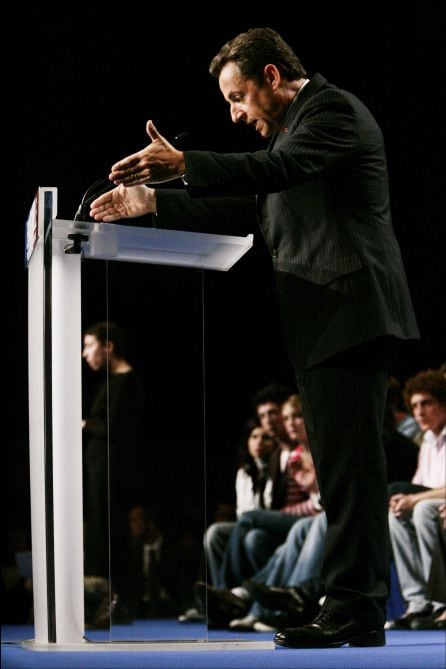 Nicolas Sarkozy, durante su campaña electoral en 2007.