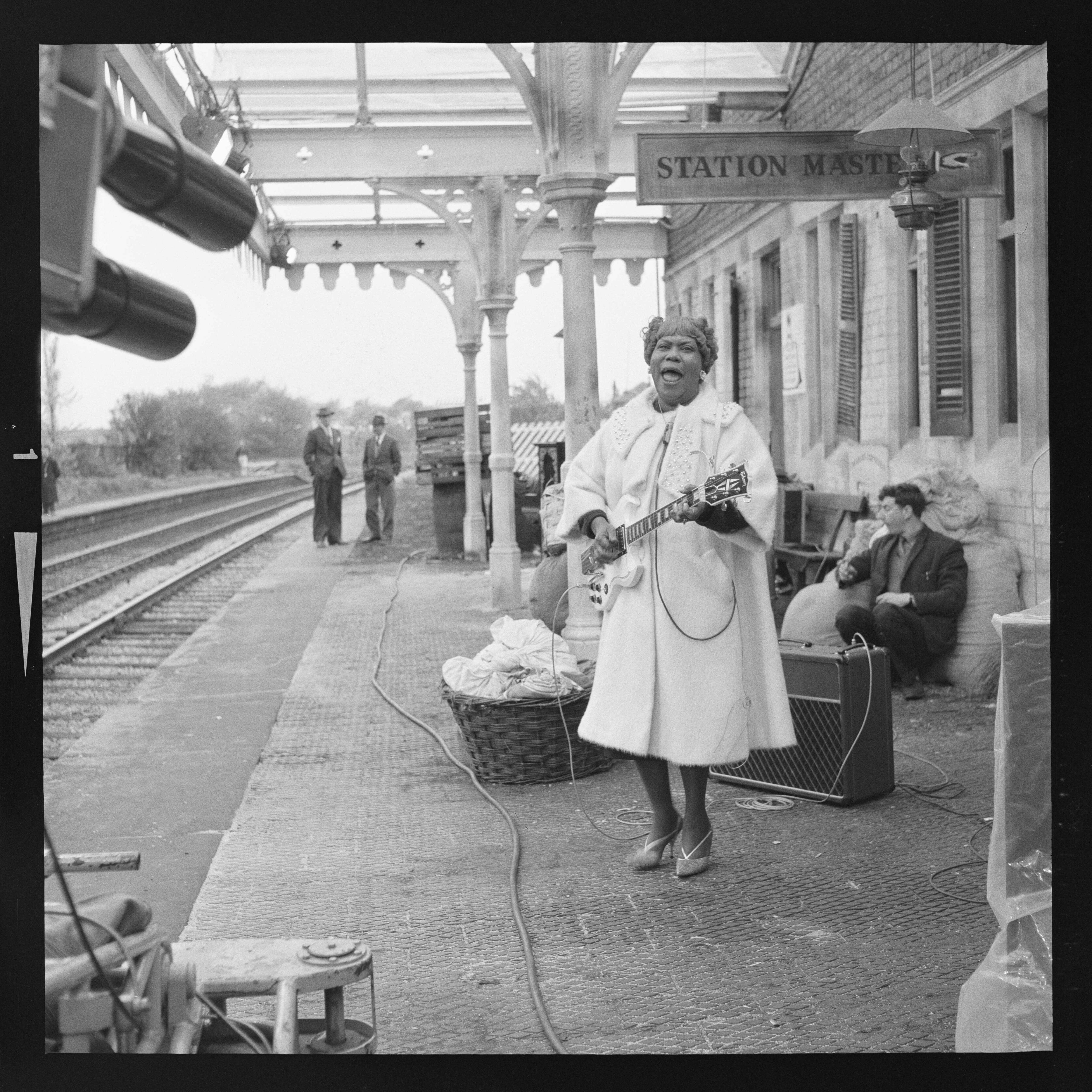 Sister Rosetta Tharpe en Manchester durante la grabación del especial de Granada TV de 1964