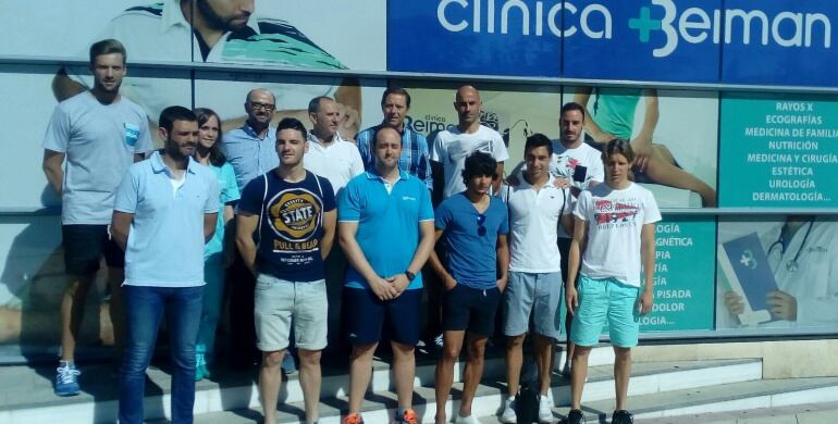 Los jugadores del Real Jaén pasan reconocimiento médico para la temporada 2016-2017