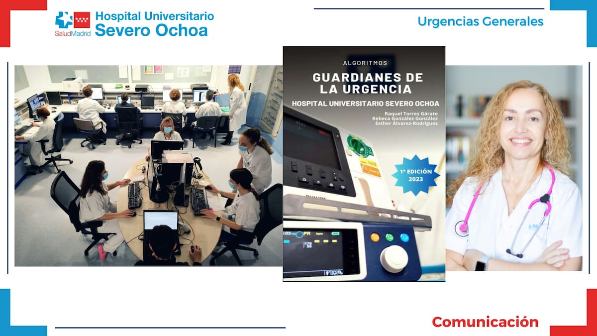 Entrevista a Esther Álvarez, jefa de Urgencias del Hospital Severo Ochoa de Leganés, sobre el libro 'Guardianes de la Urgencia'
