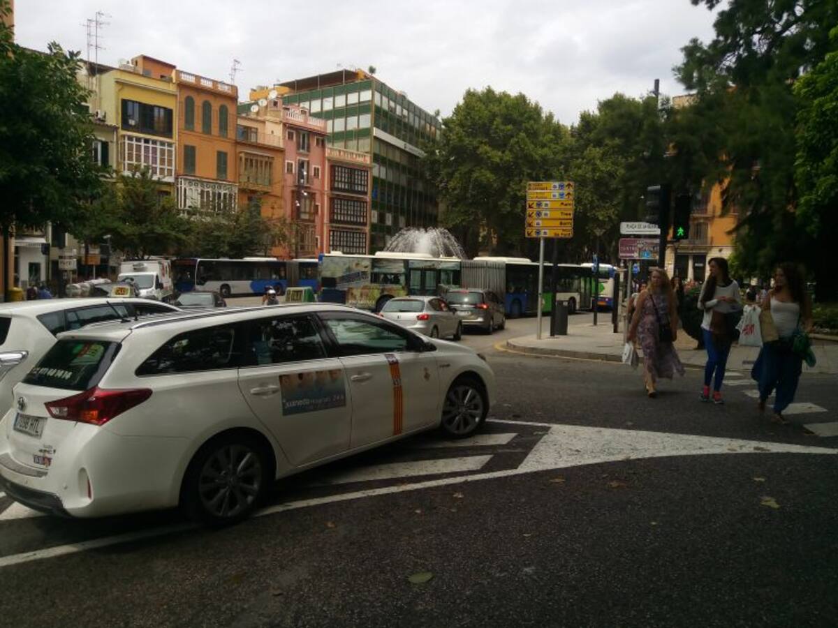 Noviembre triste para los taxistas de Mallorca