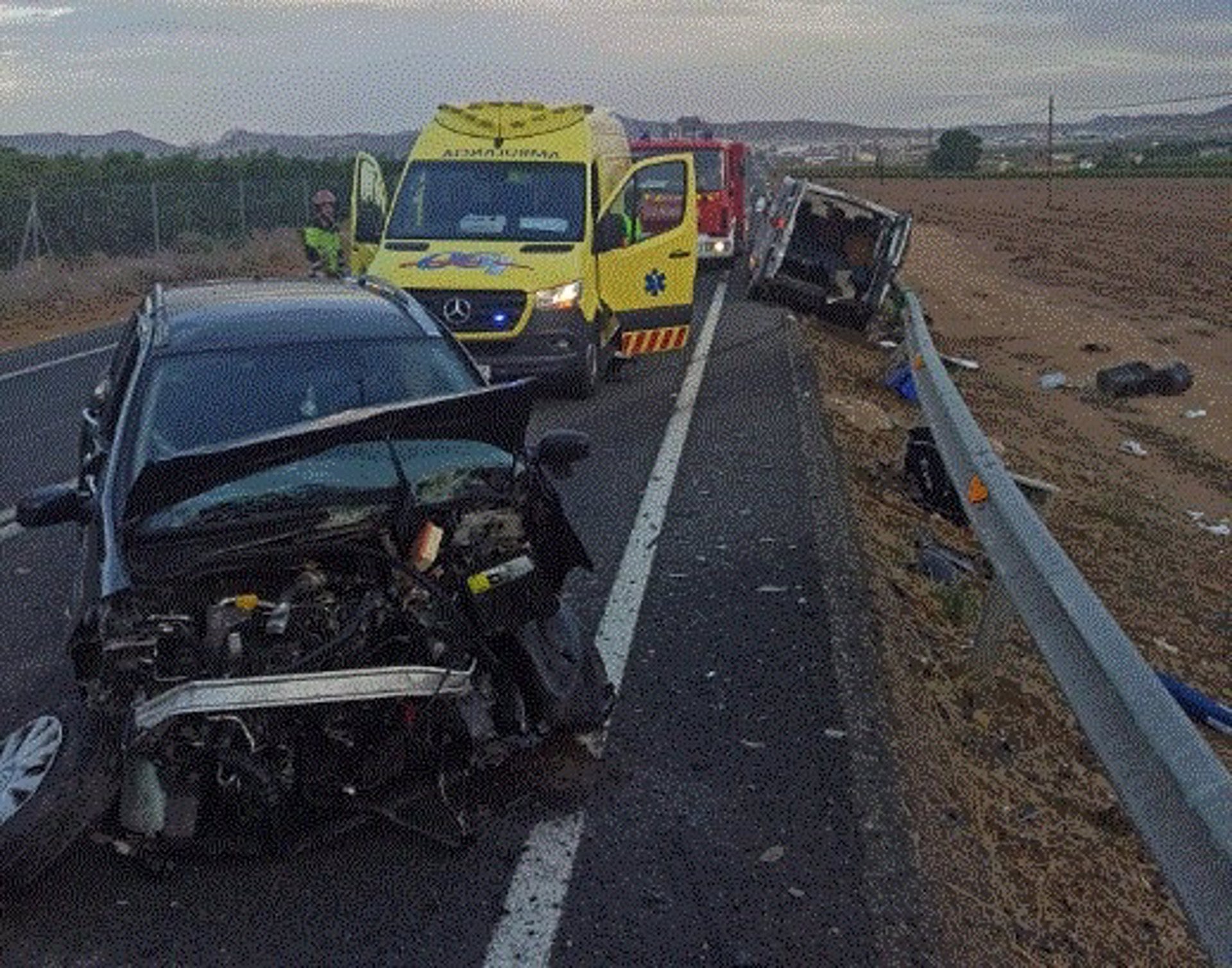 Imagen del lugar del accidente