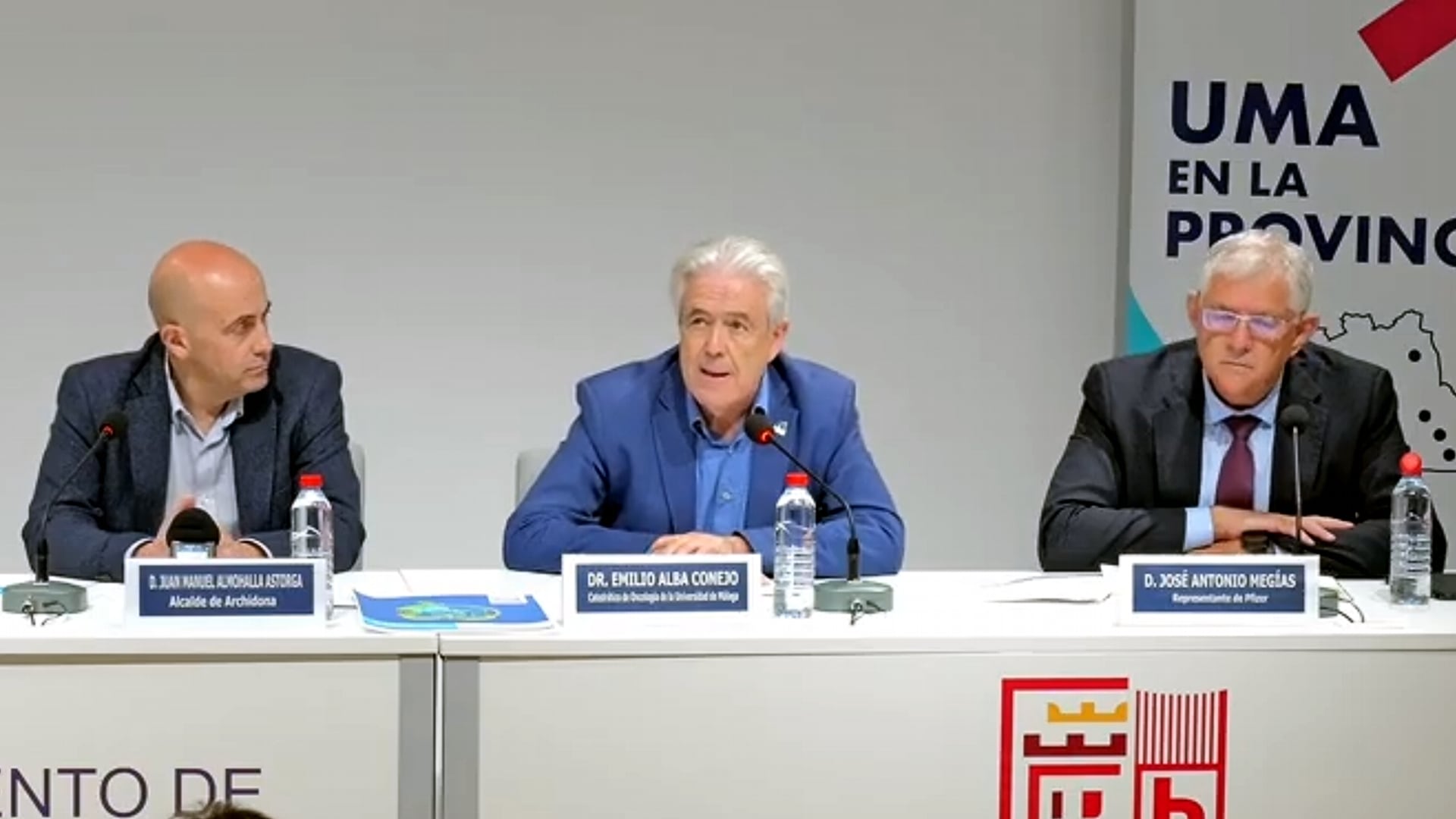 El doctor Emilio Alba durante la presentación de las Jornadas de Oncología Integrativa de Archidona