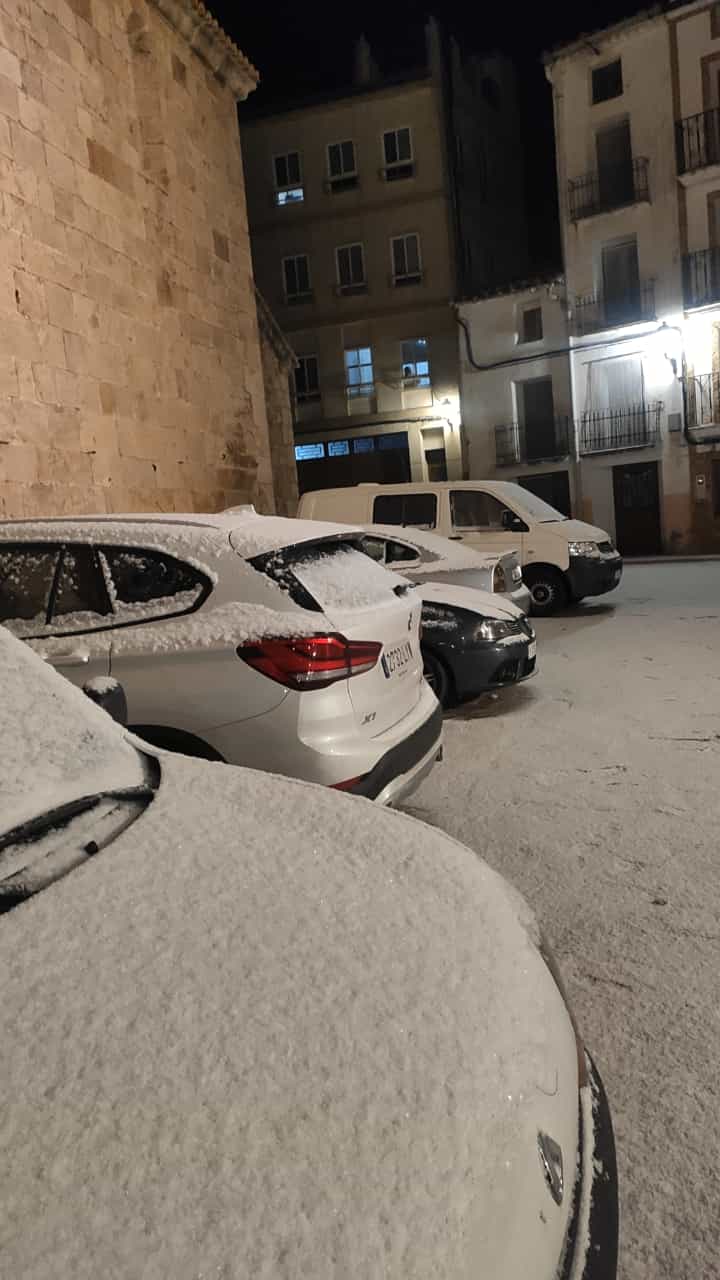 Nieve en Vistabella 📸 Fotografías de Juan Ramón Salvador