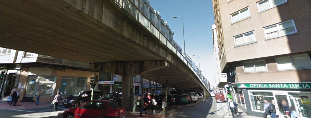 Viaducto Ronda de Nelle, A Coruña