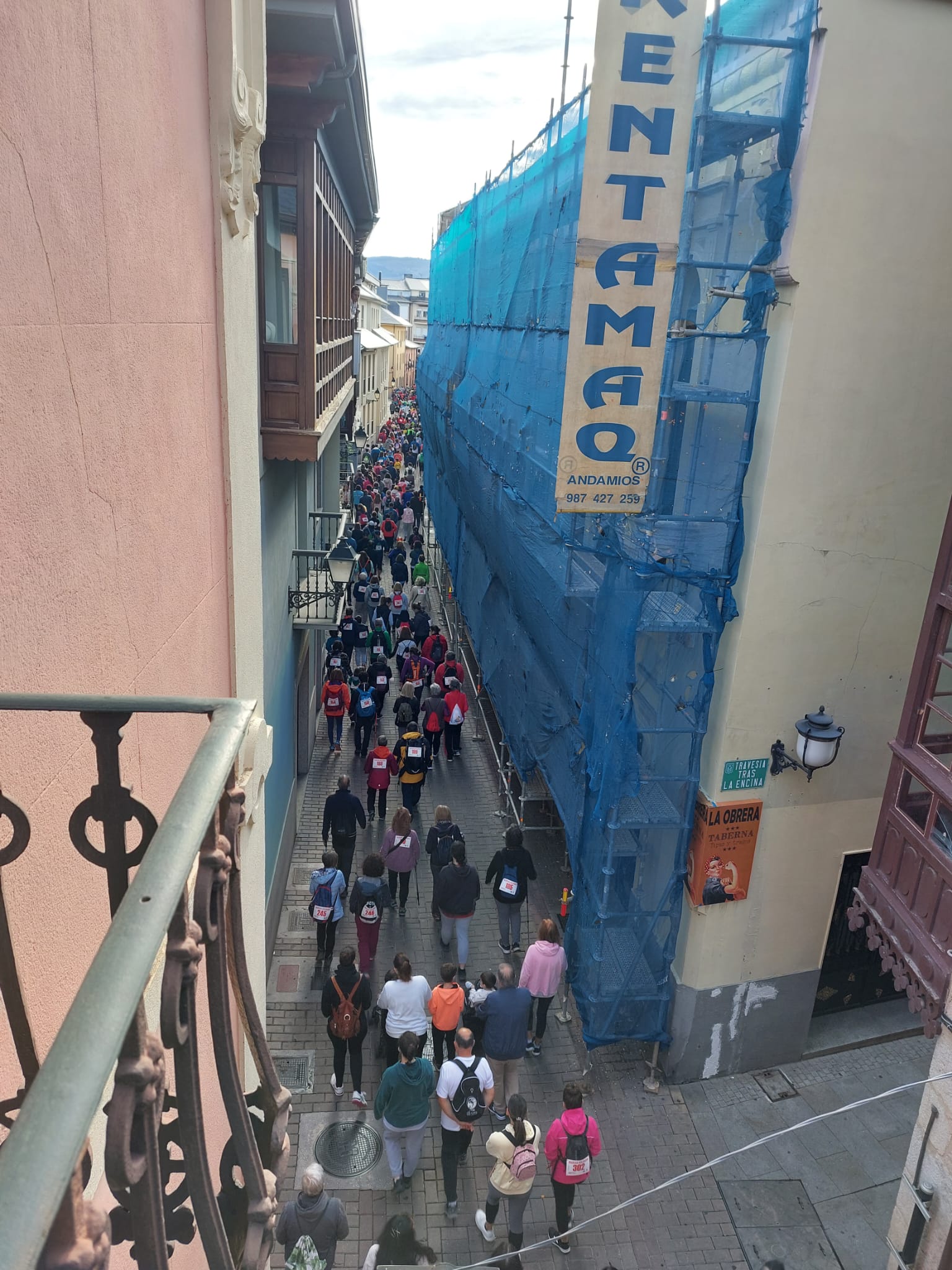 Un momento de la Marcha Solidaria