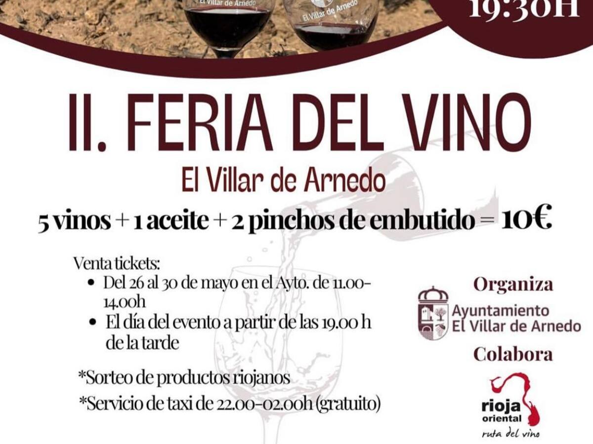 El Villar de Arnedo brinda por su tierra con la II Feria del Vino