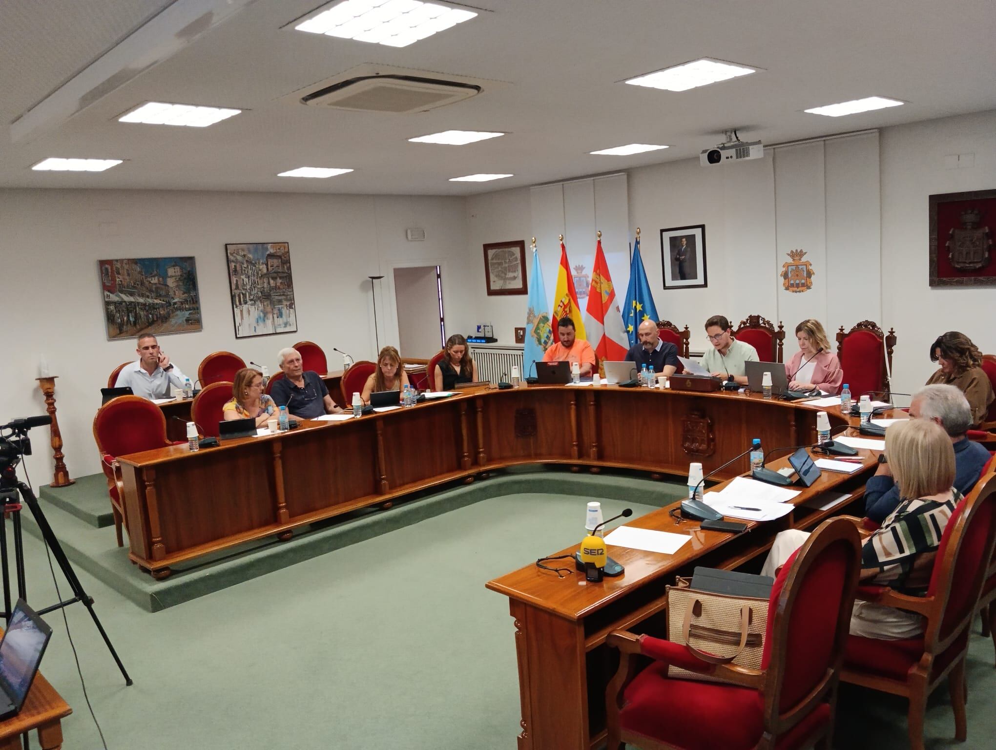 Imagen de los comienzos del pleno ordinario de julio