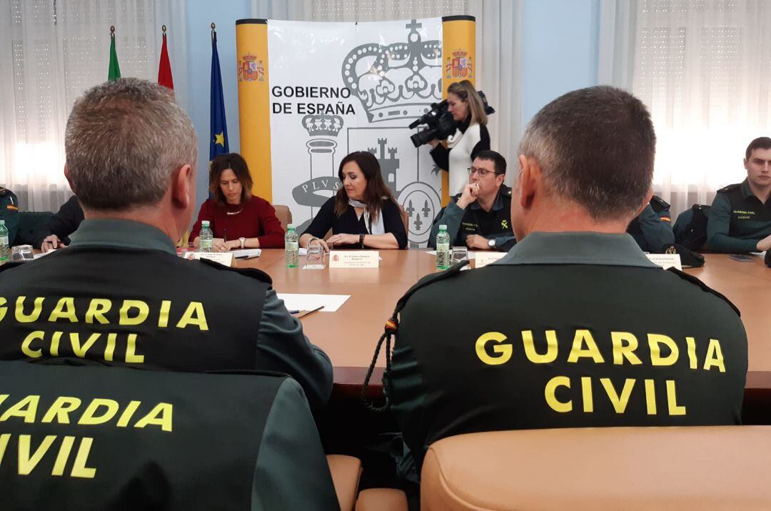 La Guardia civil ha mantenido un encuentro en Subdelegación para conocer las últimas novedades del programa Viogén