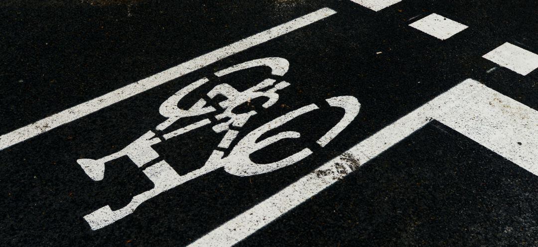 Imagen de archivo de un carril bici