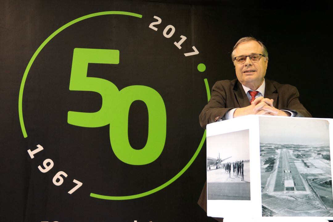 El director de l'aeroport de Girona, Lluís Sala