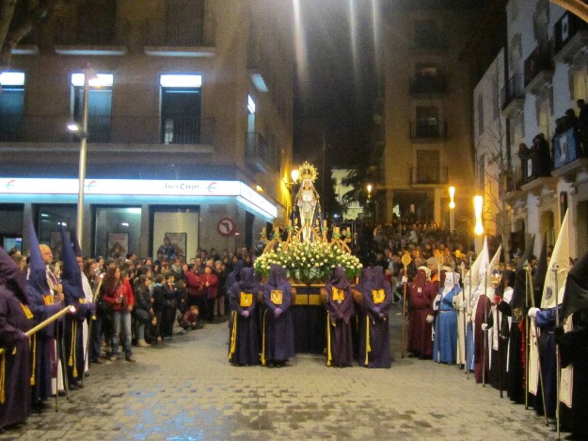 La procesión del Santo Encuentro, protagonista en Barbastro