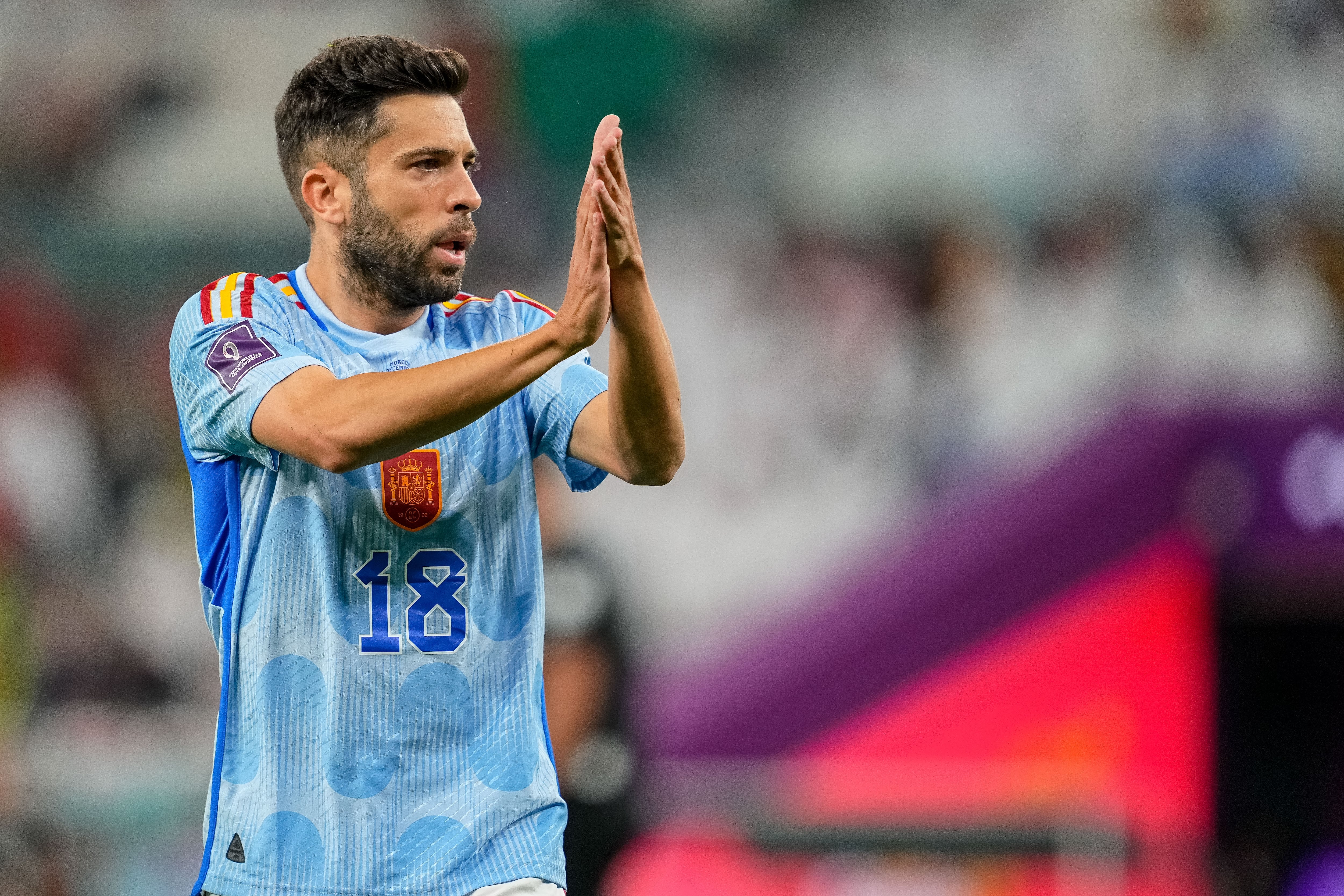 Jordi Alba, en el pasado Mundial de Qatar