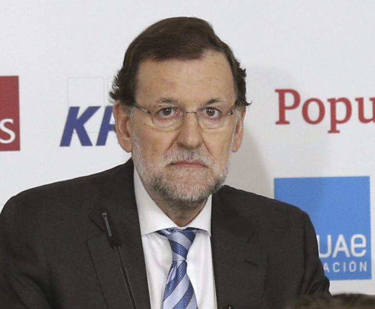 El presidente del Gobierno, Mariano Rajoy, durante su participación en un desayuno informativo.