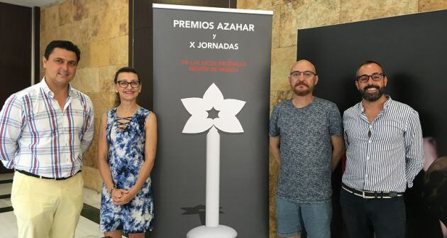 Presentación de los nominados en San Javier, durante la celebración del 49 Festival Internacional de Teatro, Música y Danza