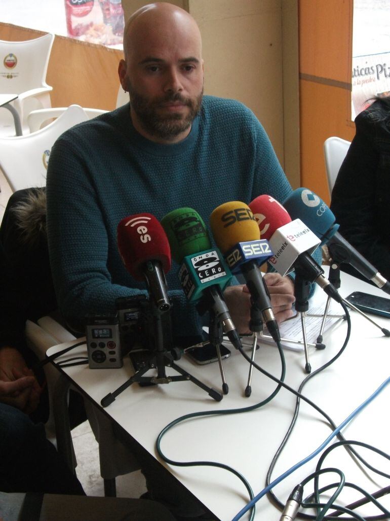 José Vicente Bustamante, secretario general de Podemos