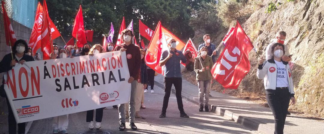 Mobilización en el Hospital Quirón