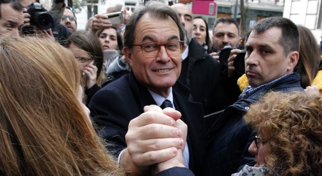 Artur Mas sale del Supremo tras declarar ayer