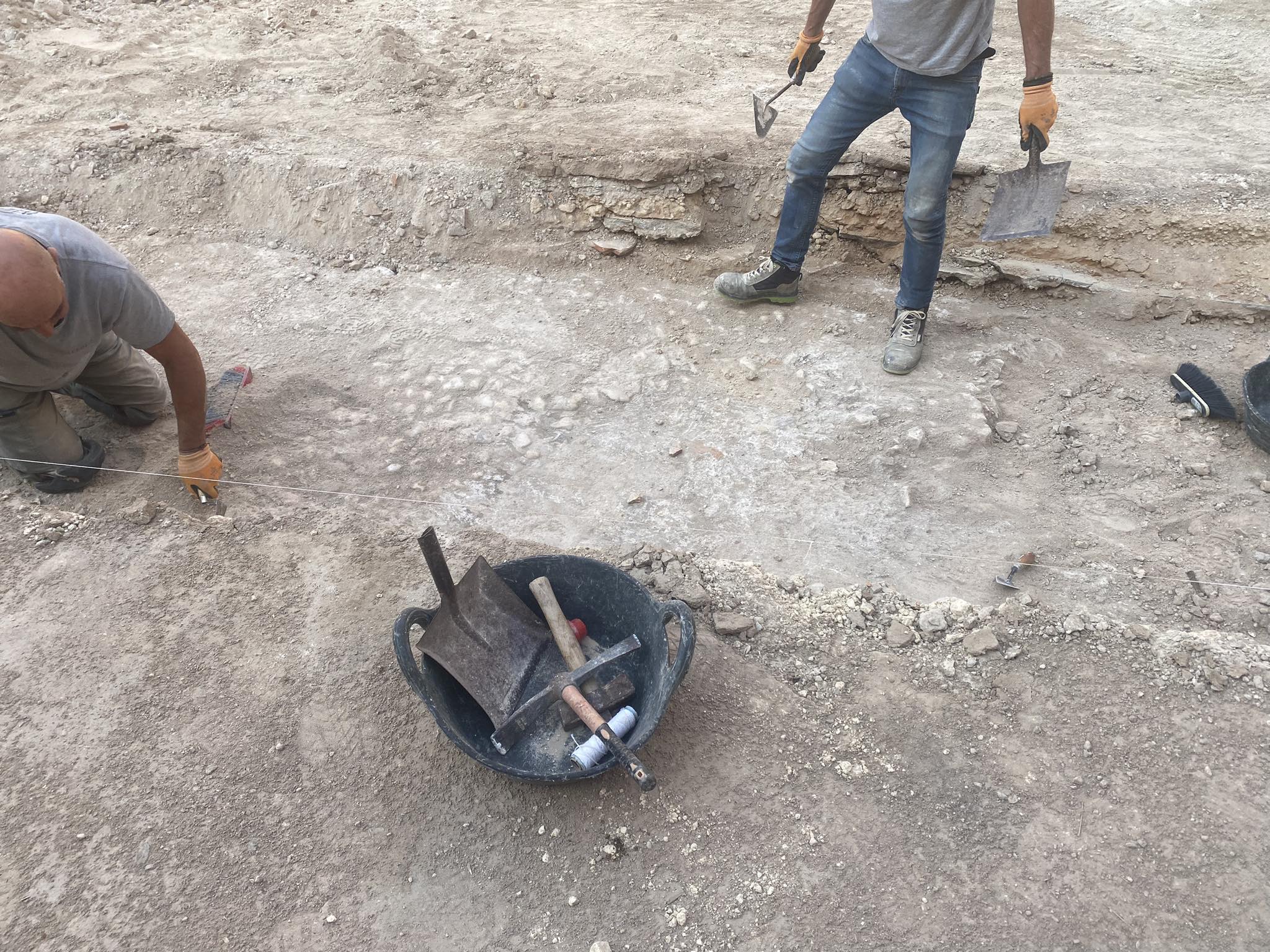 Hallazgos en el solar