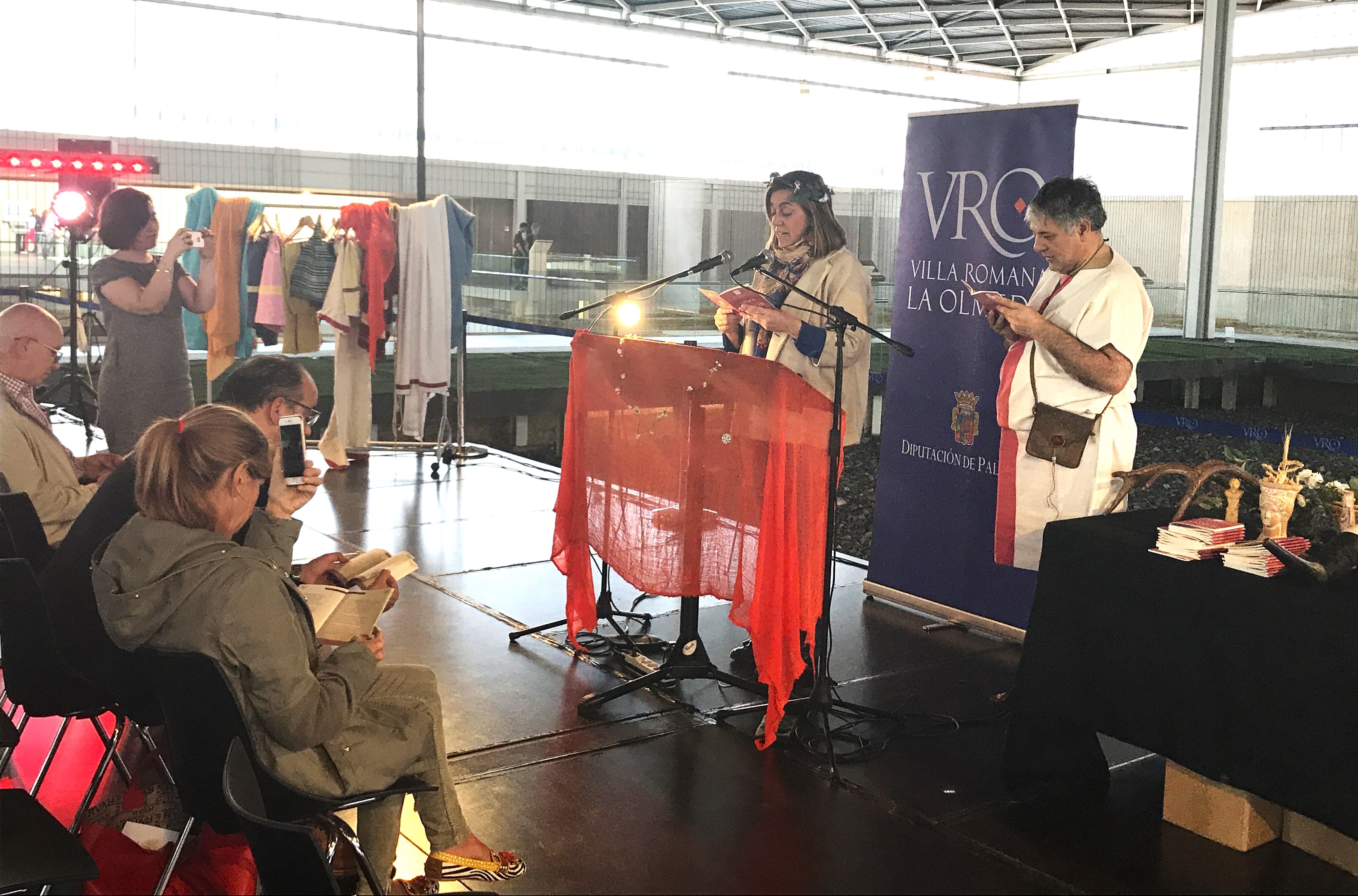 Lectura de Clásicos en la Villa Romana La Olmeda (Palencia)