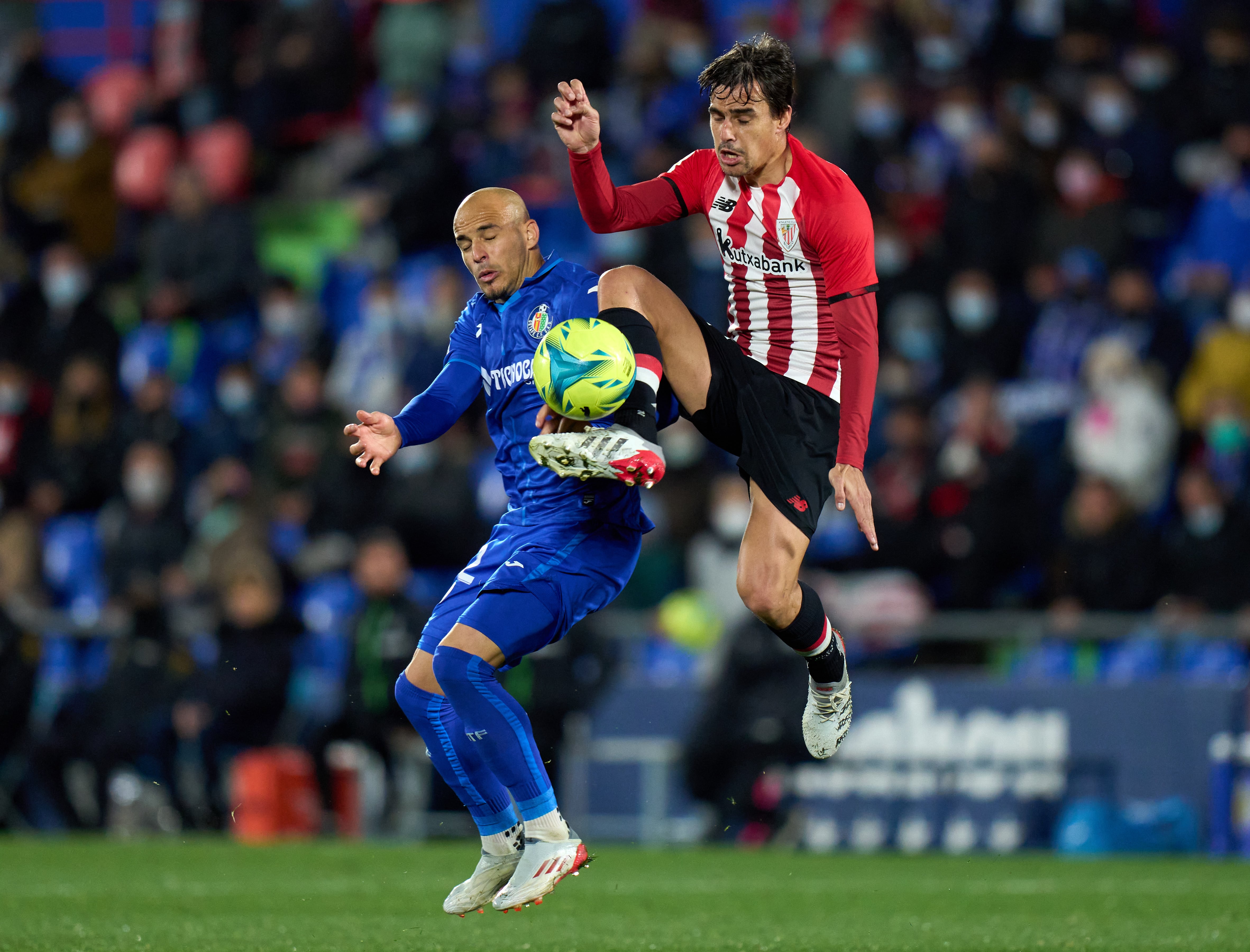 Dani García, durante un partido ante el Getafe de la temporada pasada